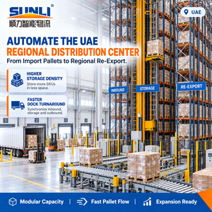 SHUNLI SL-AS004 Heavy Duty Automated AS&RS Pallet Stacking Rack