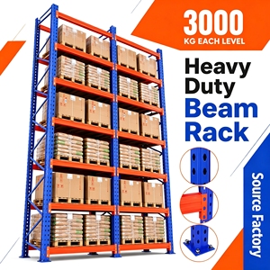 Factory Direct 3000kg High Load Metal Pallet Racking Industrial Steel Pallet Rack System