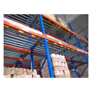 JINHUI FIFO Gravity Pallet Racking System Heavy Duty Industrial Flow Racks