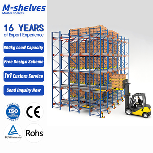 Automatic Shuttle Automated Warehouse Racking High Density Intelligent Pallet Storage System