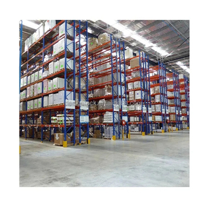 Warehouse Pallet Racking Custom 5 Layer Heavy Duty Industrial Steel Beam Rack Selective Storage System Adjustable ISO