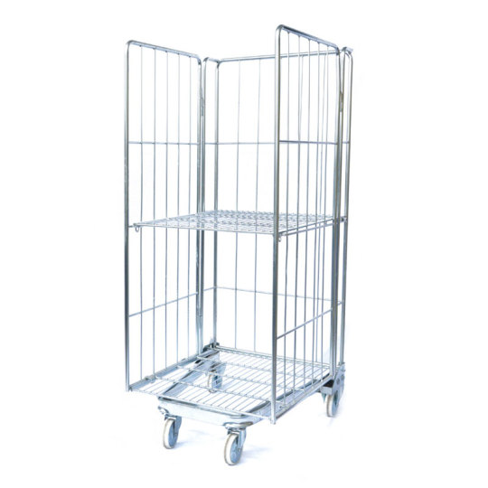 Collapsible Roll Container Cage Trolley