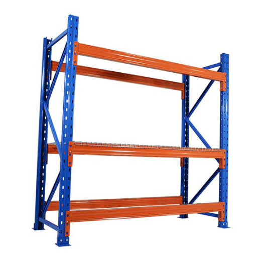 Selective pallet racking for warehouse