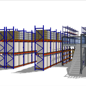 Steel Storage Rack Heavy Duty 80x70x2.0mm Upright Pallet Racking with Seismic Stability