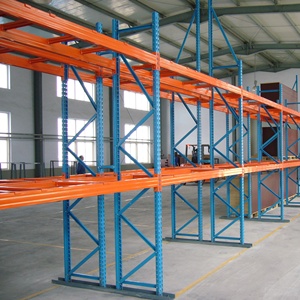 Adjustable Heavy Duty Pallet Rack Shelf Two Levels Custom