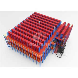 High-Density Industrial Mezzanine Floor System Customized Heavy Duty Steel Warehouse Storage Platform Stacking Racks & Shelves
