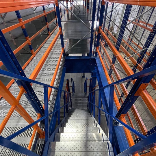 Mezzanine steel structure