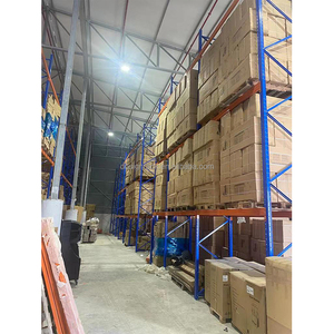 Robust Heavy Duty Steel Iron 5-Layer Selective Pallet Rack Customizable Load Capacity Tested Seismic