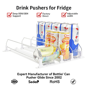 Cabinet Display Automatic Adjustable Pack Rack Magnetic Divider Tray