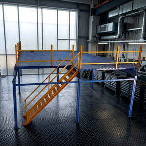 Industrial Mezzanine Racking System Lit Mezzanine Double Industrial Platforms