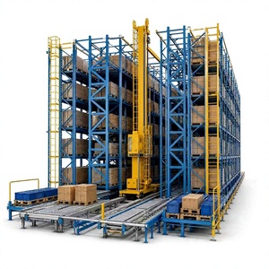 Automated Stereoscopic Warehouse ASRS Steel Storage System