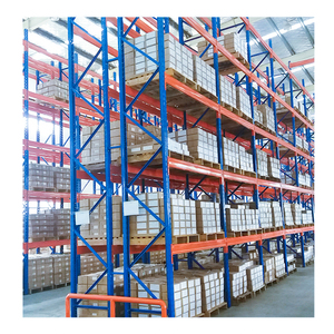 Industrial Pallet Storage Rack System for Warehouse Logistics and Distribution
