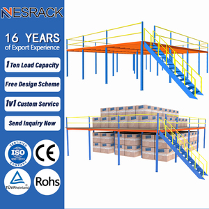 Warehouse Heavy Duty Loft Platform Attic Rack Pallet Racking Mezzanine Floor Rack
